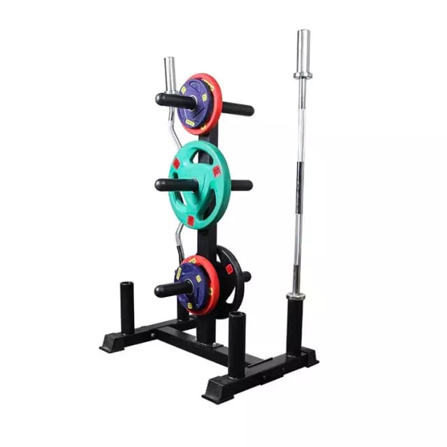 Weights and barbell rack